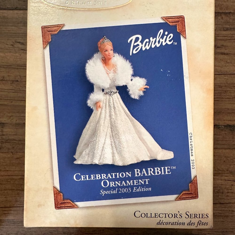 Hallmark Keepsake Special 2003 Edition Celebration Barbie Ornament - #4